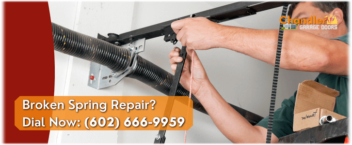 Broken Garage Door Spring Repair Chandler AZ (602) 666-9959